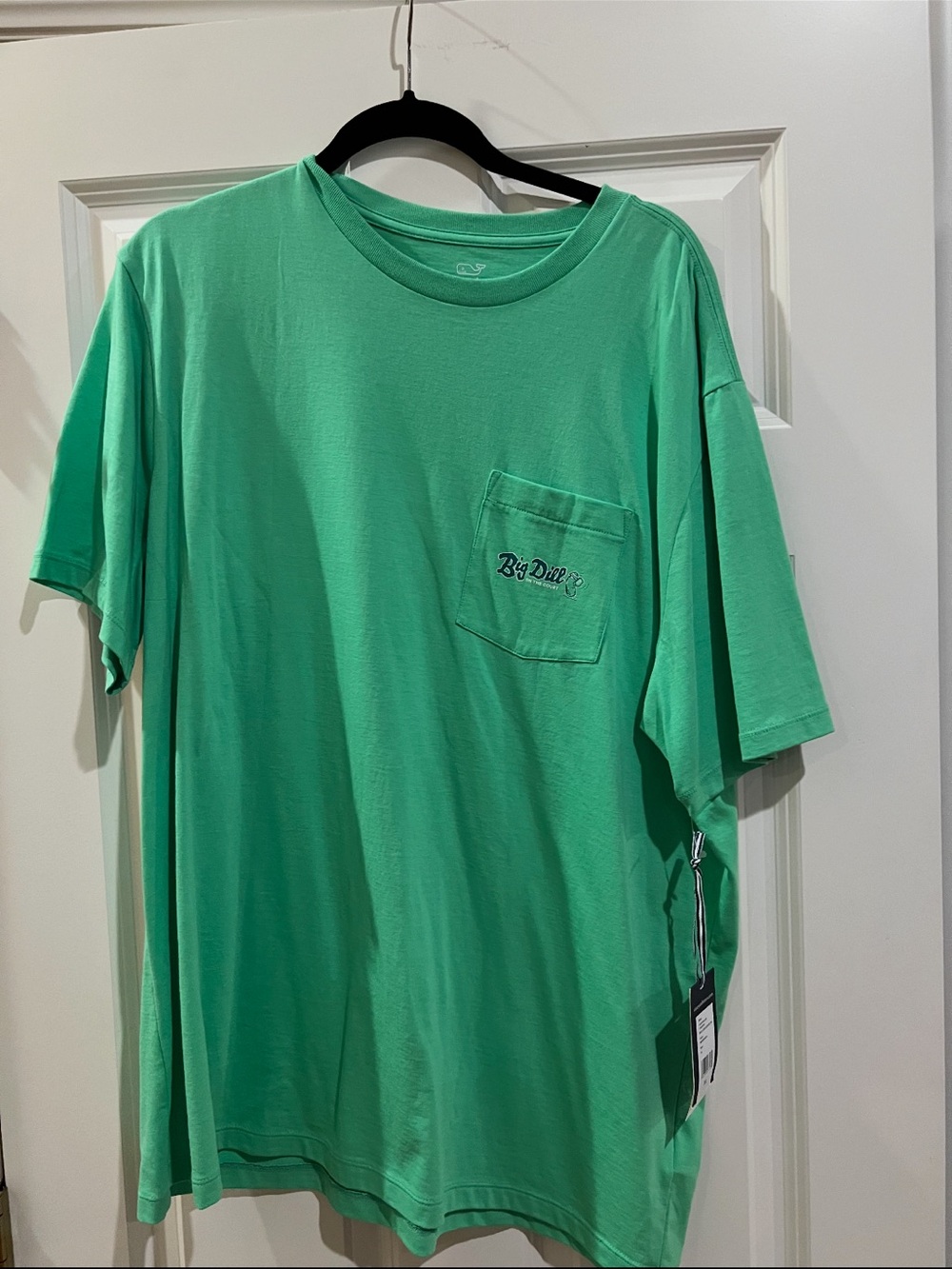 Vineyard Vines Men's Short-Sleeve Pocket Tee in Mint